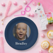 Personalisiertes Baby-Foto Pappteller (Party)