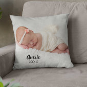 Personalisiertes Baby Foto Portait 2 Kissen