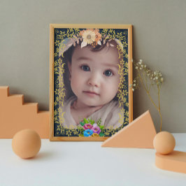 Personalisiertes Baby Foto Rahmen, Babygeschenk Ankündigung