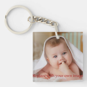 Personalisiertes Baby-Foto Schlüsselanhänger