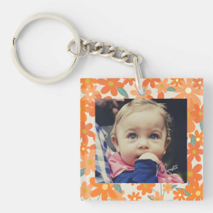 Personalisiertes Baby-Foto Schlüsselanhänger