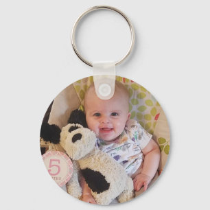 Personalisiertes Baby-Foto-Schlüsselkette Schlüsselanhänger