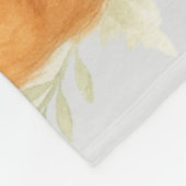 Personalisiertes Baby Fox Birth Stats Girls' Kinde Fleecedecke (Ecke)