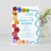 Personalisiertes Baby-Geschenk Neue Geboren Alle B Einladung (Stehend Vorderseite)