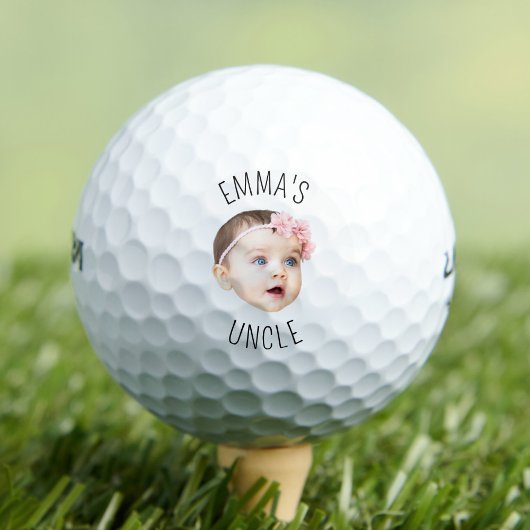 Personalisiertes Baby-Gesicht-Foto für den neuen O Golfball