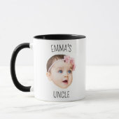 Personalisiertes Baby-Gesicht Foto Tasse für neue  (Links)