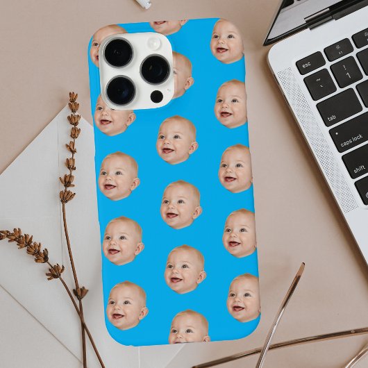 Personalisiertes Baby-Gesicht Muster Foto Case-Mate iPhone Hülle