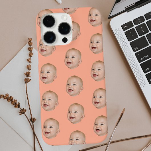 Personalisiertes Baby-Gesicht Muster Foto Case-Mate iPhone Hülle