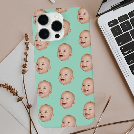 Personalisiertes Baby-Gesicht Muster Foto Case-Mate iPhone Hülle
