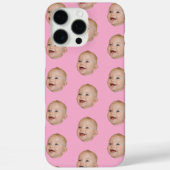 Personalisiertes Baby-Gesicht Muster Foto Case-Mate iPhone Hülle (Rückseite)