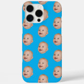 Personalisiertes Baby-Gesicht Muster Foto Case-Mate iPhone Hülle (Rückseite)