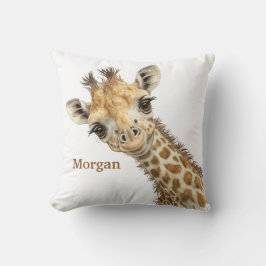 Personalisiertes Baby Giraffe Kinderzimmer Dekorat Kissen