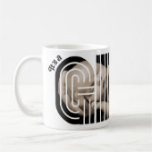 Personalisiertes Baby "GIRL" Foto Geburtsankündigu Kaffeetasse (Links)