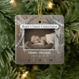 Personalisiertes Baby Keramikornament
