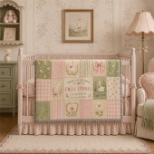 Personalisiertes Baby-Mädchen-Alberne-Gans-Patchwo Decke
