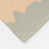 Personalisiertes Baby-Mädchen-Engels-Schlafen Fleecedecke (Ecke)