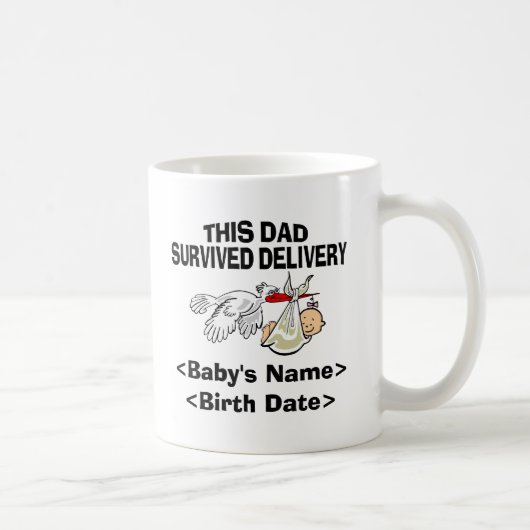 Personalisiertes Baby-Mädchen-Geschenk Kaffeetasse (Rechts)