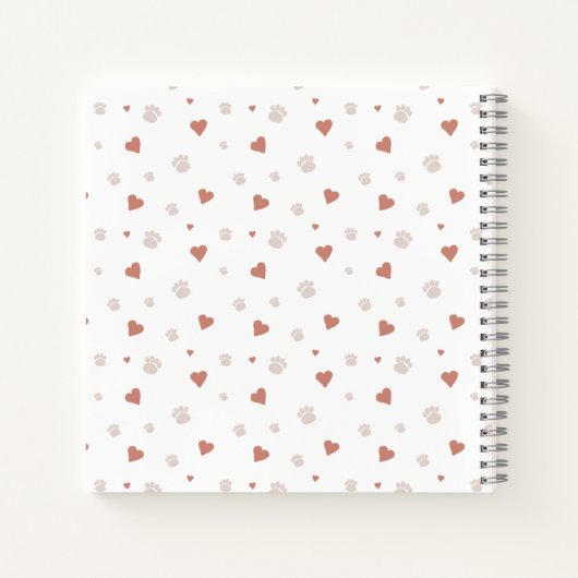 Personalisiertes Baby Memory Book - Fox Notizblock (Rückseite)