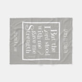 Personalisiertes Baby, mit Verse aus Timothy (grau Fleecedecke (Vorderseite (Horizontal))