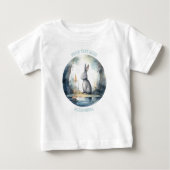 Personalisiertes Baby-Rabbit-T-Shirt Baby T-shirt (Vorderseite)