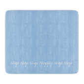 Personalisiertes Baby Schneidebrett (Vorderseite)