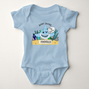 Personalisiertes Baby Shark Baby Strampler