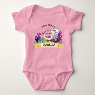 Personalisiertes Baby Shark Baby Strampler