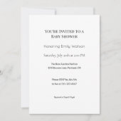 Personalisiertes Baby Sprinkle oder Duschdesign Einladung (Vorderseite)