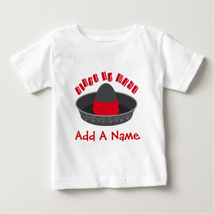 Personalisiertes Baby-T-Shirt Cinco Des Mayo Baby T-shirt