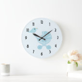 Personalisiertes Baby-und Große Wanduhr (Zuhause)