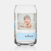 Personalisiertes Baby und VATER Dosenglas (Links)