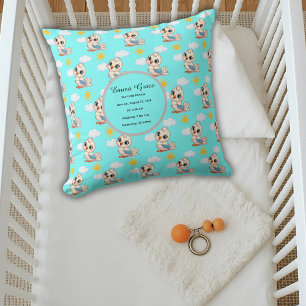 Personalisiertes Baby-Vogel-Kissen Kissen