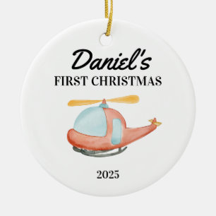 Personalisiertes Baby's 1. Weihnachtsgeschenk, Bab Keramik Ornament