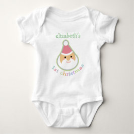 Personalisiertes Baby's First Christmas Baby Strampler