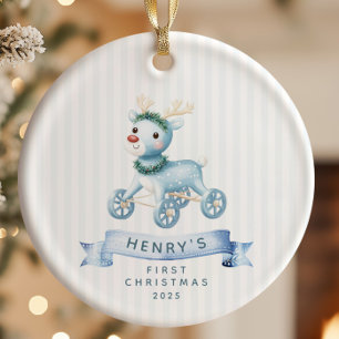 Personalisiertes Baby's First Christmas Keramik Ornament