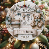 Personalisiertes Baby's First Christmas Ornament G