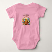 Personalisiertes Baby's First Oaster Baby Strampler (Rückseite)