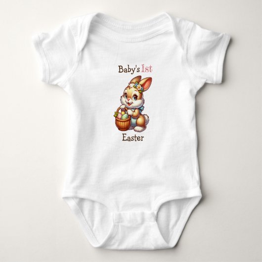 Personalisiertes Baby's First Oaster Baby Strampler (Vorderseite)