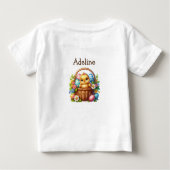 Personalisiertes Baby's First Oaster Baby T-shirt (Rückseite)