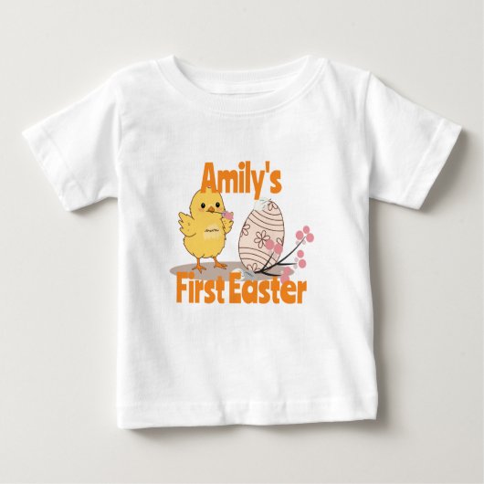 Personalisiertes Baby's First Oaster Shirt (Vorderseite)