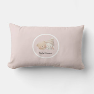Personalisiertes Babyträume-Speituch – Süßer Bär & Lendenkissen