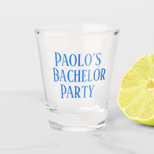 Personalisiertes Bachelor-Geschenkglas Schnapsglas