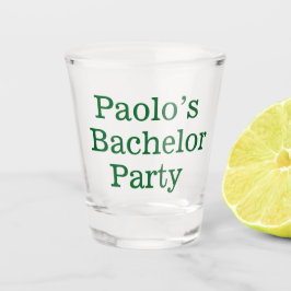 Personalisiertes Bachelor-Geschenkglas Schnapsglas