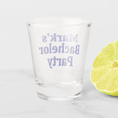 Personalisiertes Bachelor-Geschenkglas Schnapsglas (Rückseite)