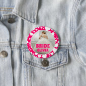 Personalisiertes Bachelorette-Bride-Foto Button (Beispiel)