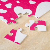 Personalisiertes Bachelorette-Bride-Foto Puzzle (Seite)