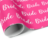 Personalisiertes Bachelorette-Bride-Muster Geschenkpapier (Rolleneckpunkt)