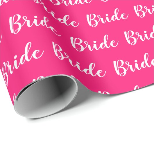 Personalisiertes Bachelorette-Bride-Muster Geschenkpapier (Rolleneckpunkt)