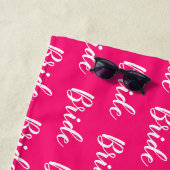 Personalisiertes Bachelorette-Bride-Muster Strandtuch (Beispiel)