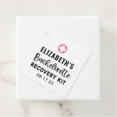 Personalisiertes Bachelorette-Erholung-Kit Geschenkanhänger (Beispiel)